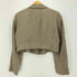 ザラ ZARA クロップド丈 ブレザー ショート ジャケット レディース import:L