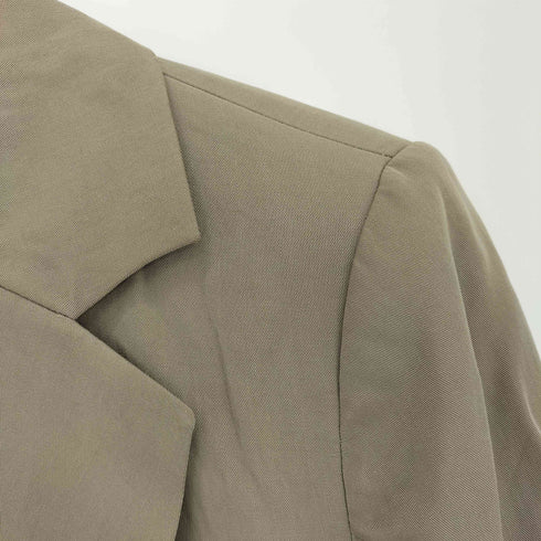ザラ ZARA クロップド丈 ブレザー ショート ジャケット レディース import:L