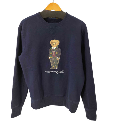 ポロラルフローレン POLO RALPH LAUREN ポロベアプリント クルーネックスウェット メンズ import:M