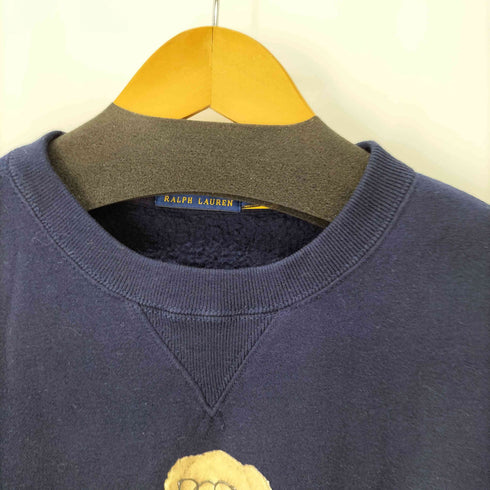 ポロラルフローレン POLO RALPH LAUREN ポロベアプリント クルーネックスウェット メンズ import:M