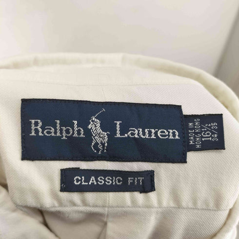ラルフローレン RALPH LAUREN CLASSIC FIT ポニー刺繍ボタンダウンL/Sシャツ メンズ 16 1/2