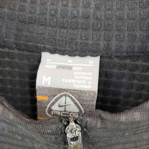 ナイキエーシージー NIKE ACG 00s ハーフジップ バックポケット メッシュ切替トップス メンズ import:M