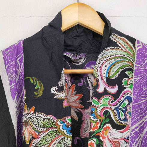 エトロ ETRO ちりめん 総柄 羽織 メンズ