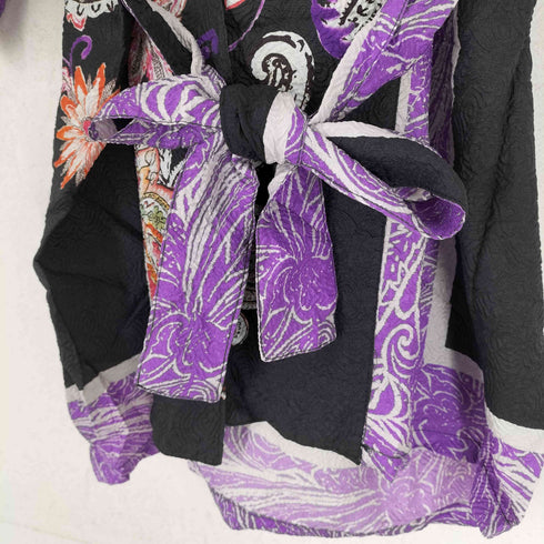 エトロ ETRO ちりめん 総柄 羽織 メンズ