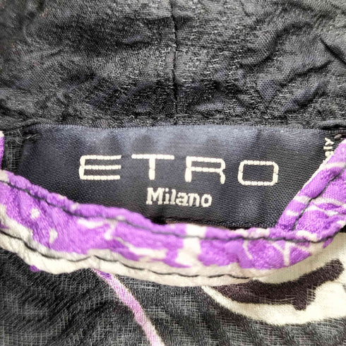 エトロ ETRO ちりめん 総柄 羽織 メンズ