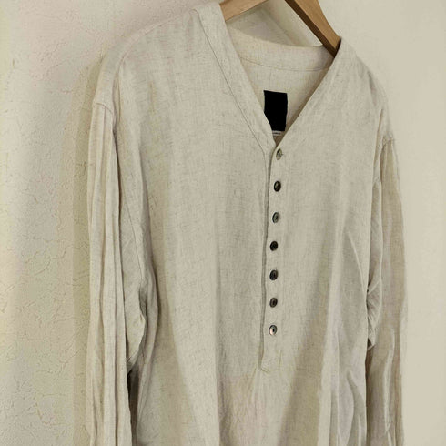 easy to wear レーヨンリネン プルオーバーシャツ メンズ JPN:48