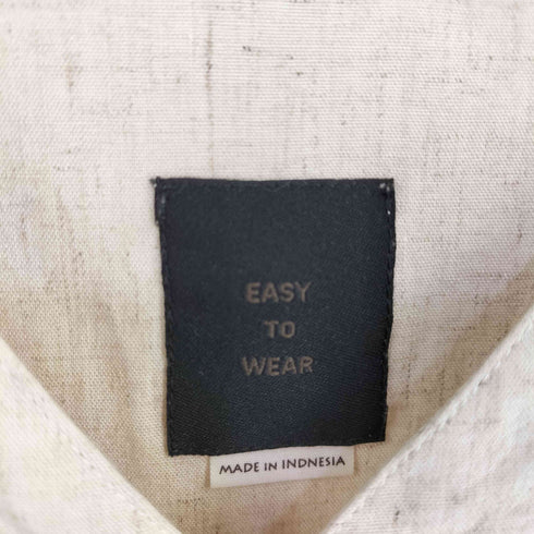 easy to wear レーヨンリネン プルオーバーシャツ メンズ JPN:48