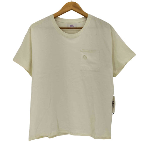 イーアールエル ERL ダメージ加工 ポケット Tシャツ メンズ import:L