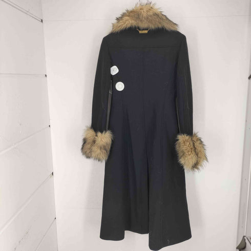 エイチアンドエム H&M Rabanne 金ボタンファーピーコート レディース JPN:S