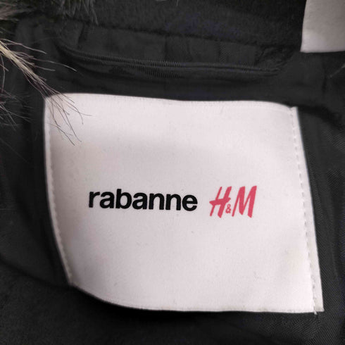 エイチアンドエム H&M Rabanne 金ボタンファーピーコート レディース JPN:S