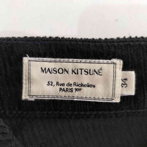 メゾンキツネ MAISON KITSUNE コーデュロイパンツ レディース JPN:34