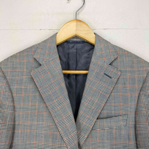 カナーリ CANALI 千鳥格子テーラードジャケット メンズ EUR:48