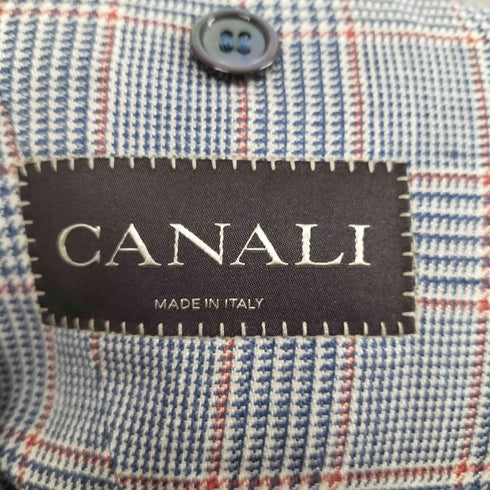 カナーリ CANALI 千鳥格子テーラードジャケット メンズ EUR:48