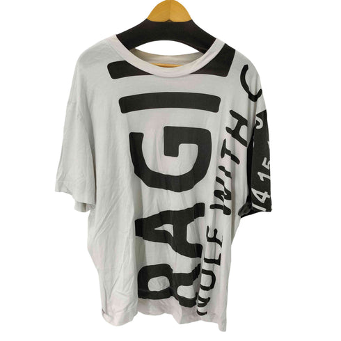メゾンマルジェラ Maison Margiela ビッグロゴオーバーサイズTシャツ メンズ 44