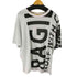 メゾンマルジェラ Maison Margiela ビッグロゴオーバーサイズTシャツ メンズ 44