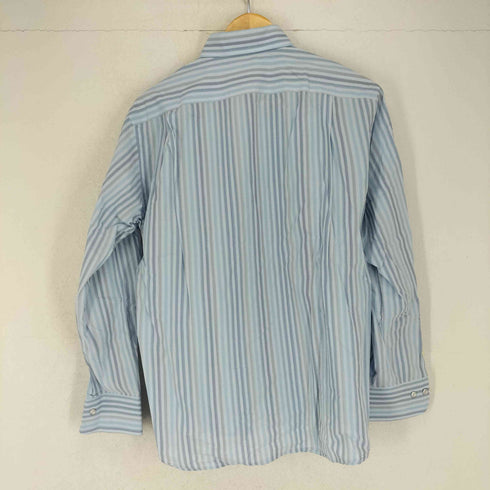 ランバンコレクション LANVIN COLLECTION ストライプ柄ボタンダウンシャツ メンズ import:L