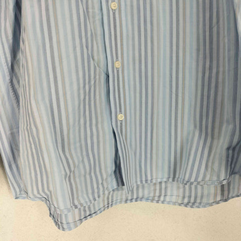 ランバンコレクション LANVIN COLLECTION ストライプ柄ボタンダウンシャツ メンズ import:L
