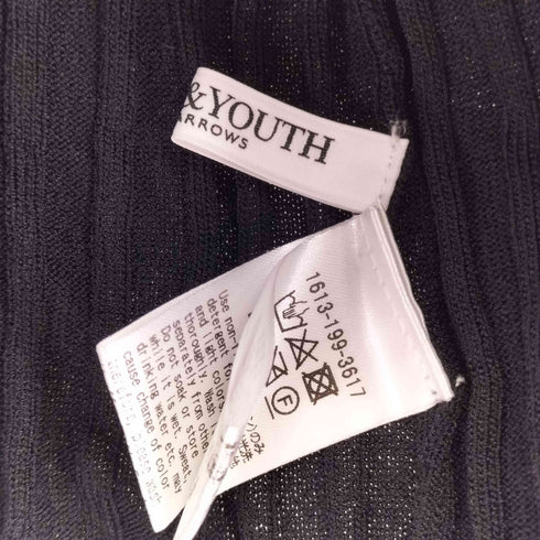 ビューティーアンドユースユナイテッドアローズ BEAUTY & YOUTH UNITED ARROWS ワイドリブニット トップス 2WAY レディース FREE