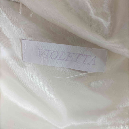 VIOLETTA フリンジチュールリボンビスチェ レディース FREE