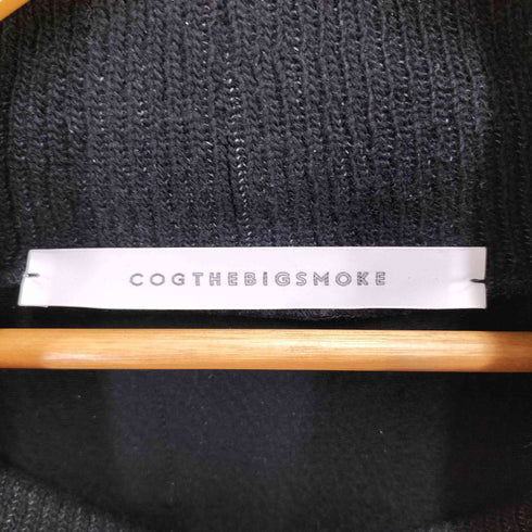 コグザビッグスモーク COG THE BIG SMOKE GISELLE ROLLNECK GILLE ジレ タートルネックニット レディース