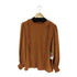 ハナエモリ HANAE MORI TOPS フロントタックxフリル ポリサテンブラウス レディース JPN:9号