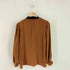 ハナエモリ HANAE MORI TOPS フロントタックxフリル ポリサテンブラウス レディース JPN:9号