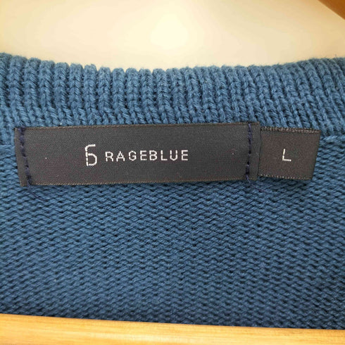 レイジブルー RAGEBLUE ハンドステッチシャツカーディガン メンズ JPN:L