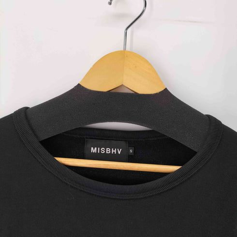 ミスビヘイブ MISBHV フロントロゴ スウェットクルーネックシャツ トレーナー メンズ JPN:S