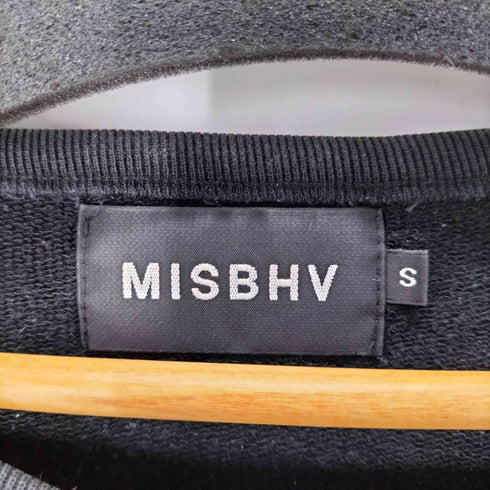 ミスビヘイブ MISBHV フロントロゴ スウェットクルーネックシャツ トレーナー メンズ JPN:S