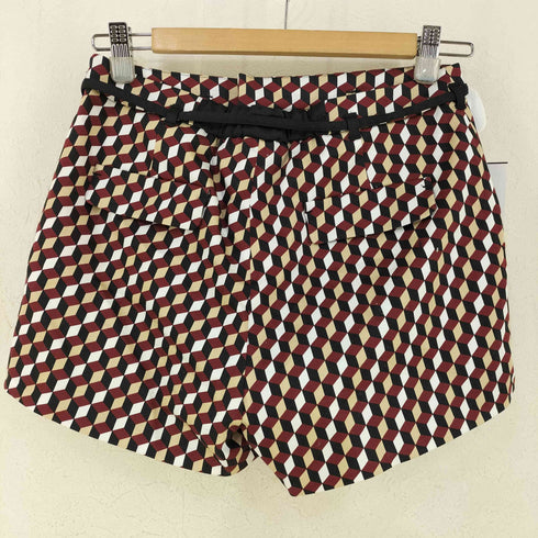 ラブレス LOVELESS ジオメトリック柄 ショートパンツ レディース JPN:36
