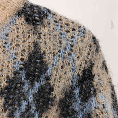 ファーファー furfur ブラッシュドアーガイルセーター レディース ONE SIZE