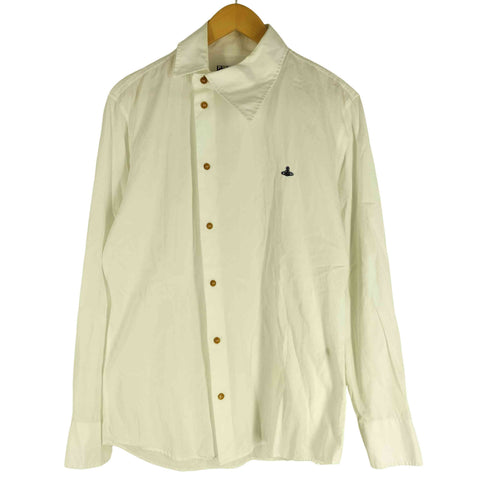 ヴィヴィアンウエストウッドマン Vivienne Westwood MAN ワンポイントORBオジークラークシャツ メンズ EUR:50
