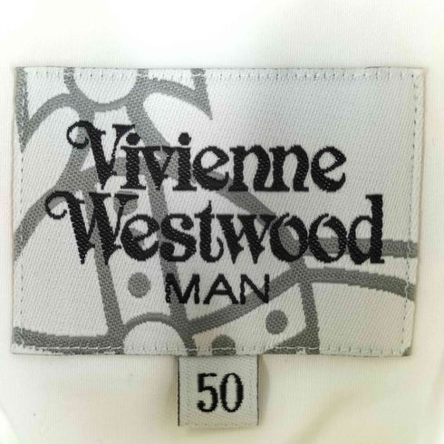 ヴィヴィアンウエストウッドマン Vivienne Westwood MAN ワンポイントORBオジークラークシャツ メンズ EUR:50