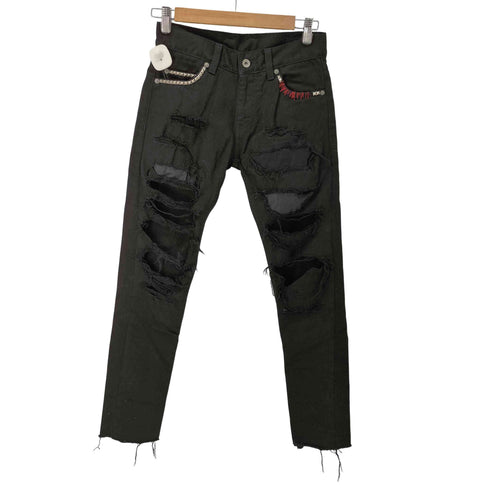 Z∴ VARGAS スタッズデザインダメージデニムパンツ メンズ US:27