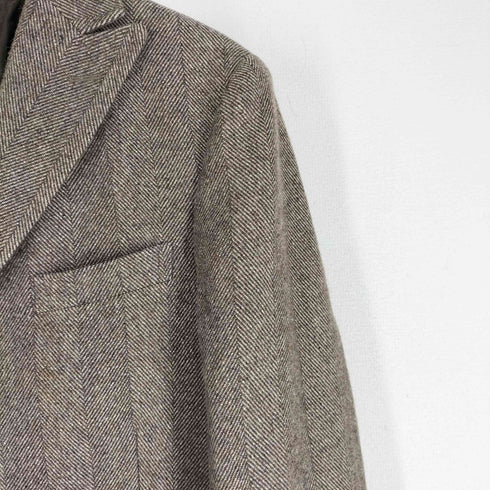 バナナリパブリック BANANA REPUBLIC 07AW ヘリンボーンチェスターコート メンズ import:S