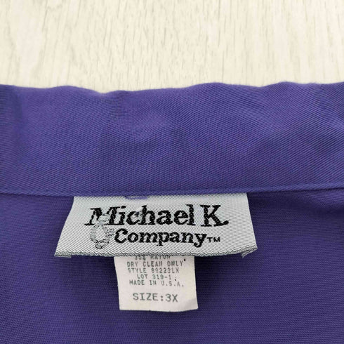Michael K. & Company USA製 1Bテーラードジャケット メンズ 3X メンズ 3X