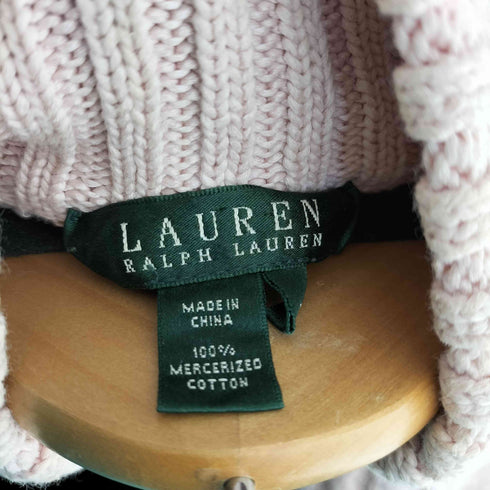 ローレンラルフローレン LAUREN RALPH LAUREN ダブルジップアップ ケーブルニット レディース JPN:S