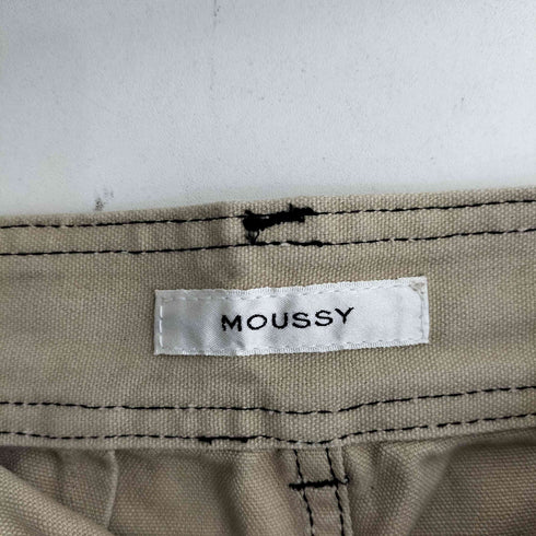 マウジー moussy COLOR STITCH WIDE PT カラーステッチワイドパンツ レディース JPN:0