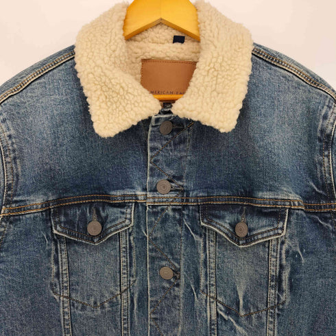 アメリカンイーグル AMERICAN EAGLE 裏地ボア デニム トラッカー ジャケット メンズ import:M