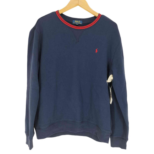 ポロラルフローレン POLO RALPH LAUREN スモールポニー刺繍 リブラインスウェット メンズ import:XL