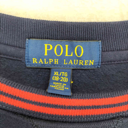 ポロラルフローレン POLO RALPH LAUREN スモールポニー刺繍 リブラインスウェット メンズ import:XL