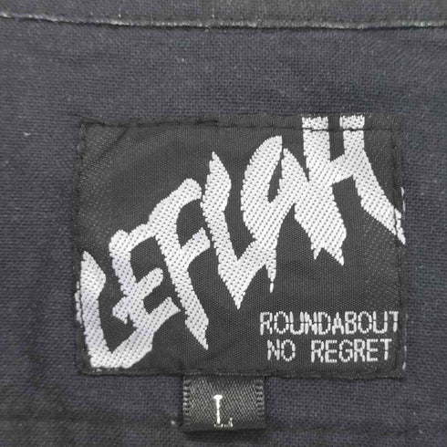 レフラー Leflah FIRE CAR ALOHA SHIRTS メンズ import:L