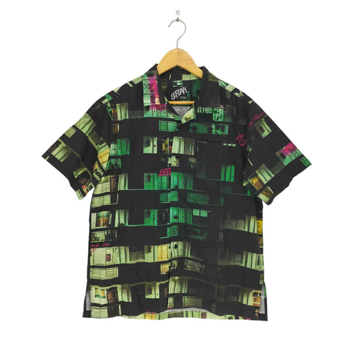 レフラー Leflah Home Pattern Aloha Shirt メンズ import:L