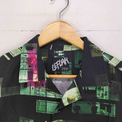 レフラー Leflah Home Pattern Aloha Shirt メンズ import:L