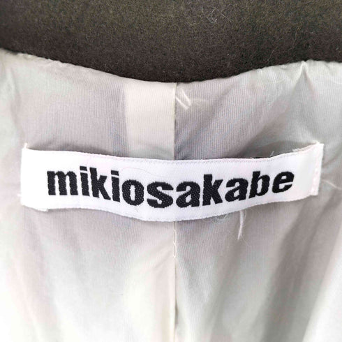 ミキオサカベ MIKIOSAKABE レイヤード ダメージ コート レディース