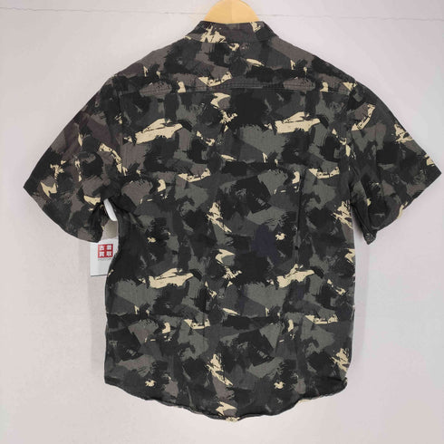 レフラー Leflah カモフラバンドカラーシャツ メンズ import:L