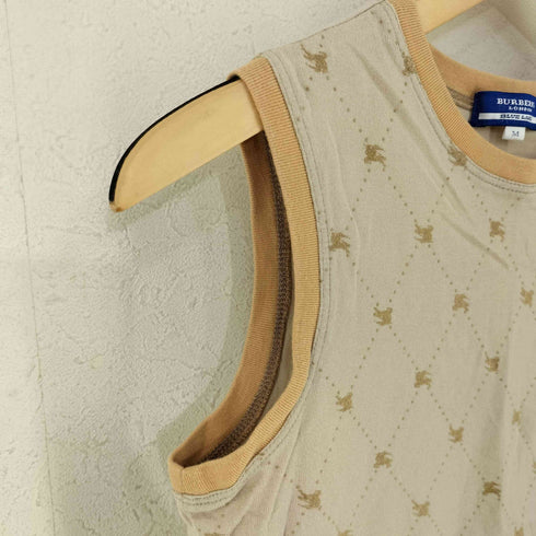 バーバリーブルーレーベル BURBERRY BLUE LABEL モノグラム ノースリーブトップス レディース JPN:M