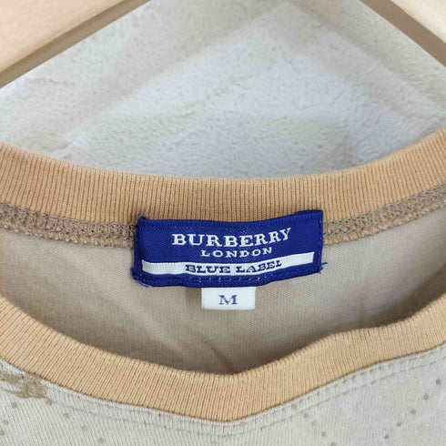 バーバリーブルーレーベル BURBERRY BLUE LABEL モノグラム ノースリーブトップス レディース JPN:M