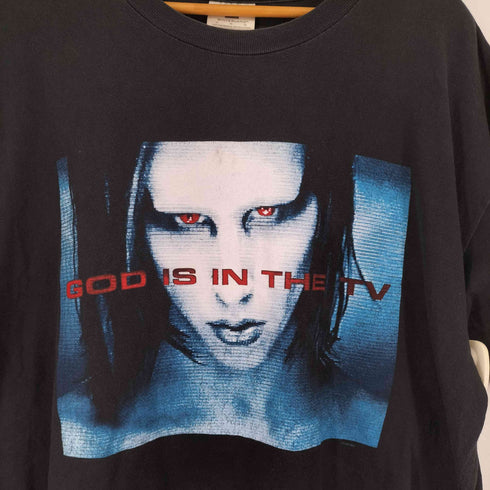 ウインターランド winterland 1998 GOD IS IN THE TV プリントクルーネックTシャツ メンズ JPN:XL
