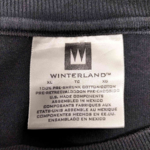 ウインターランド winterland 1998 GOD IS IN THE TV プリントクルーネックTシャツ メンズ JPN:XL